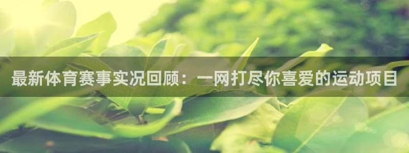 最新体育赛事实况回顾：一网打尽你喜爱的运动项目